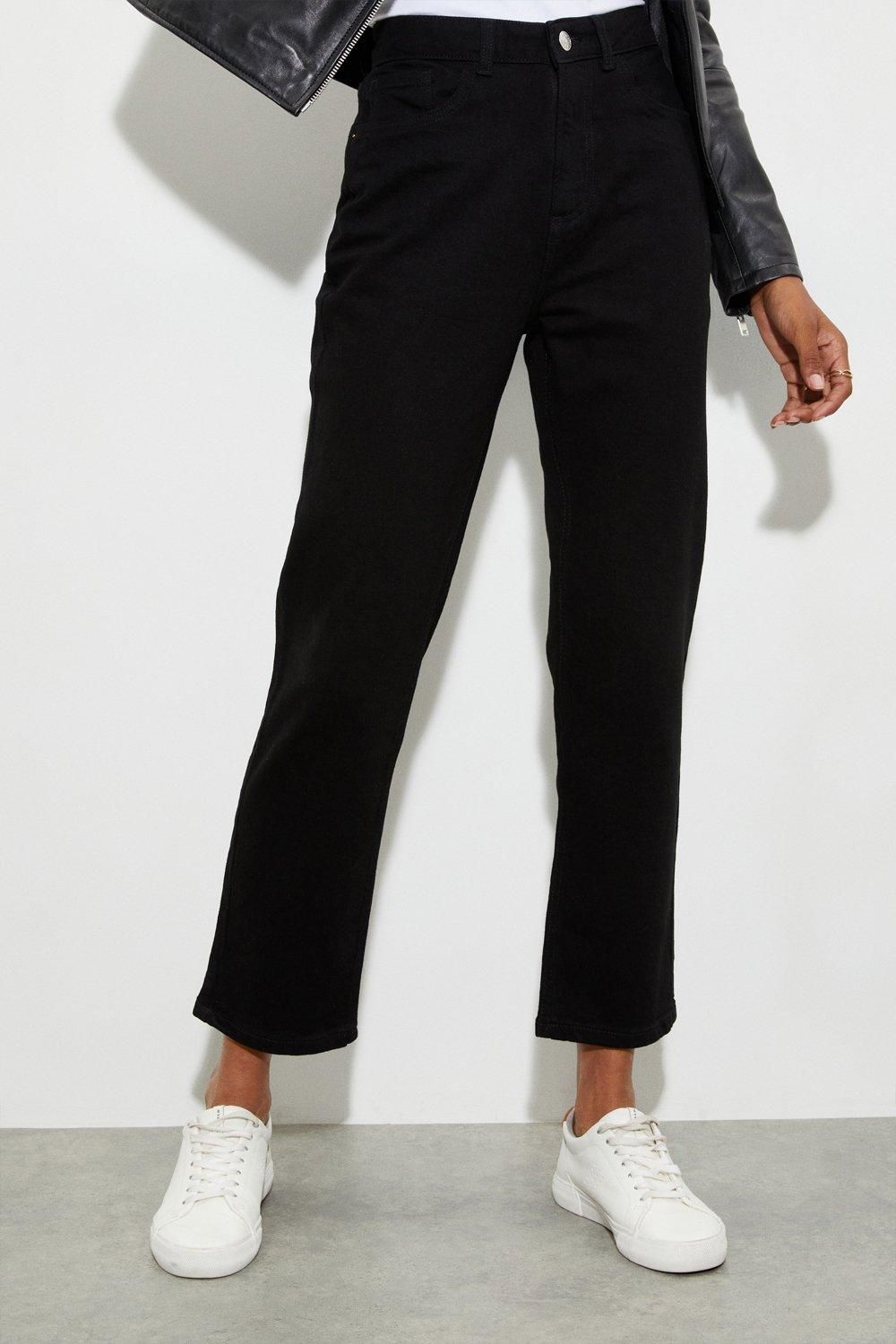 Dorothy Perkins Straight Jeans Black