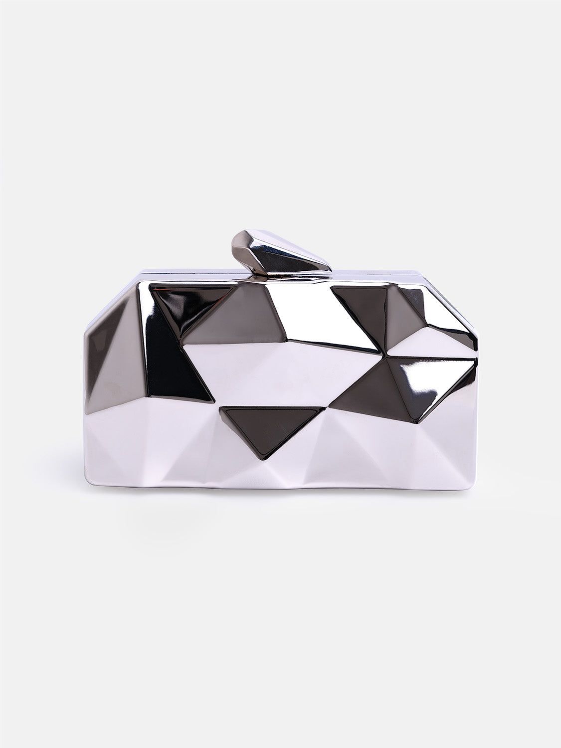 Where's That From 'Melanie' Geometric Pattern Clutch Bag image 1