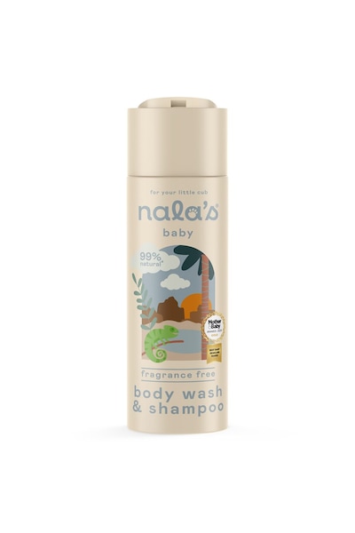 Nala's Baby Nala's Baby Body Wash & Shampoo Fragrance Free 200ml Multi