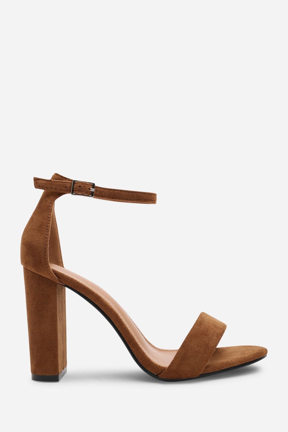 Where's That From 'Skye' Strappy Block Heels With Buckle Suede image 3