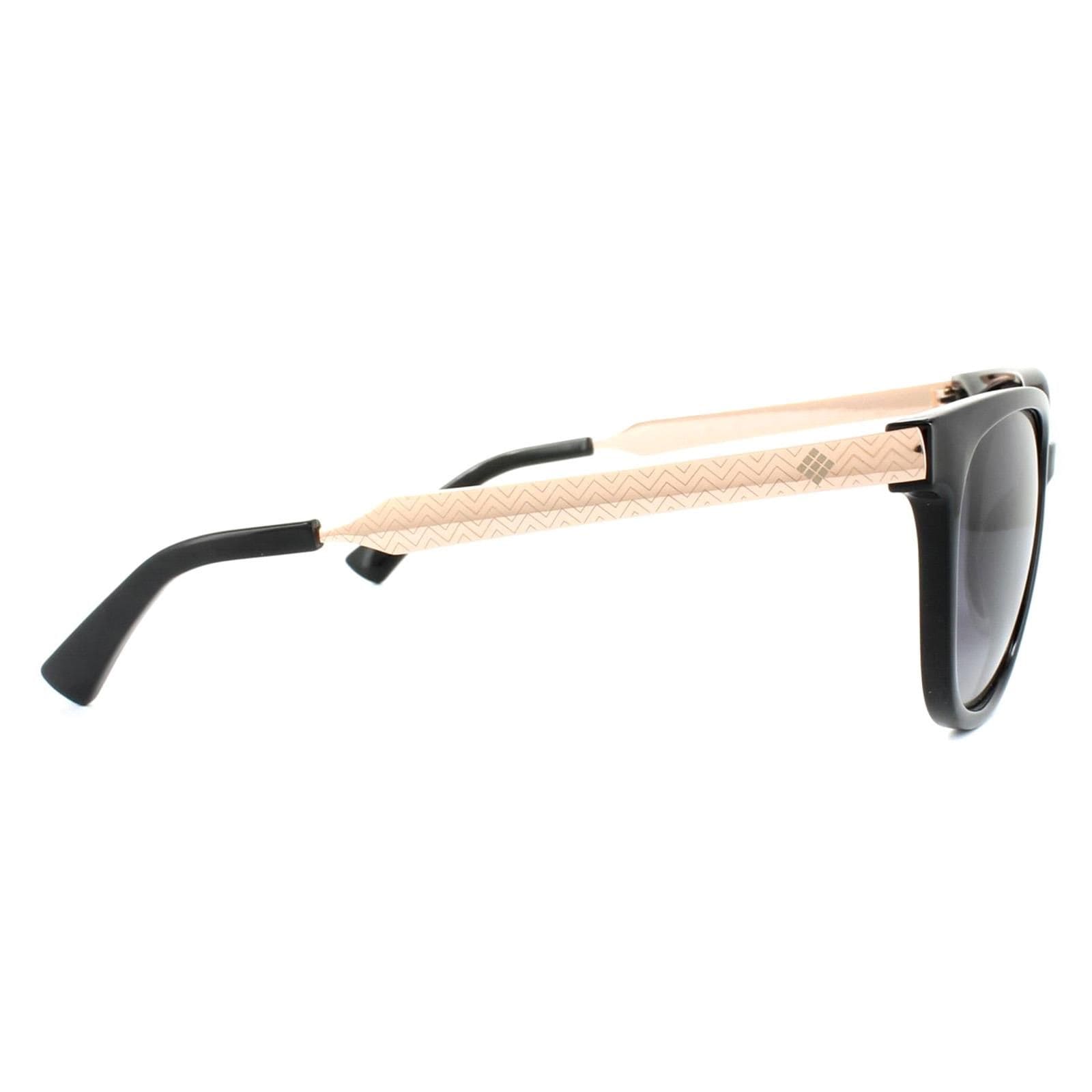 Polaroid Cat Eye Black Rose Gold Grey Gradient Polarized Sunglasses image 4