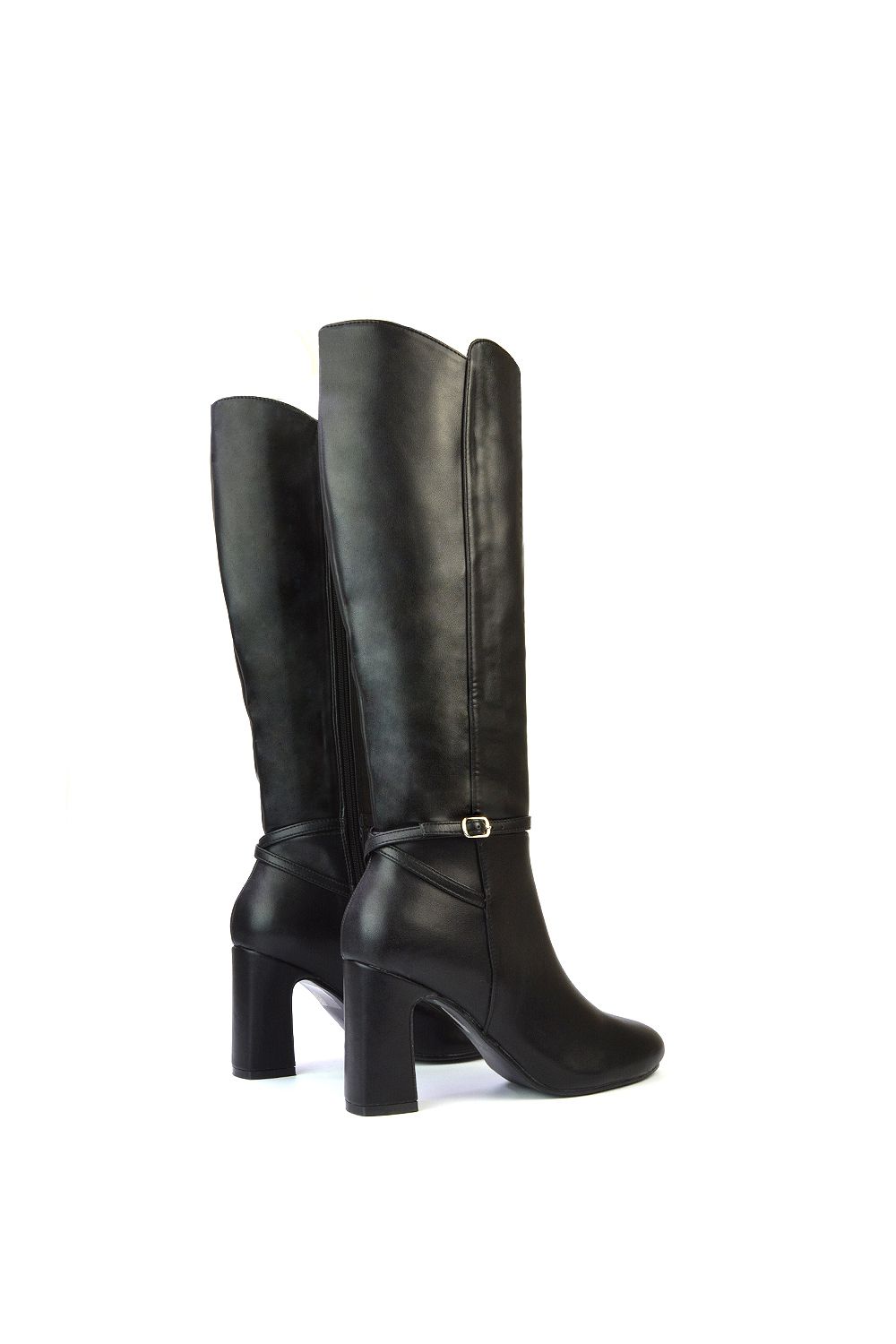 XY London 'Kadie' High Block Heel Knee High Boots image 4