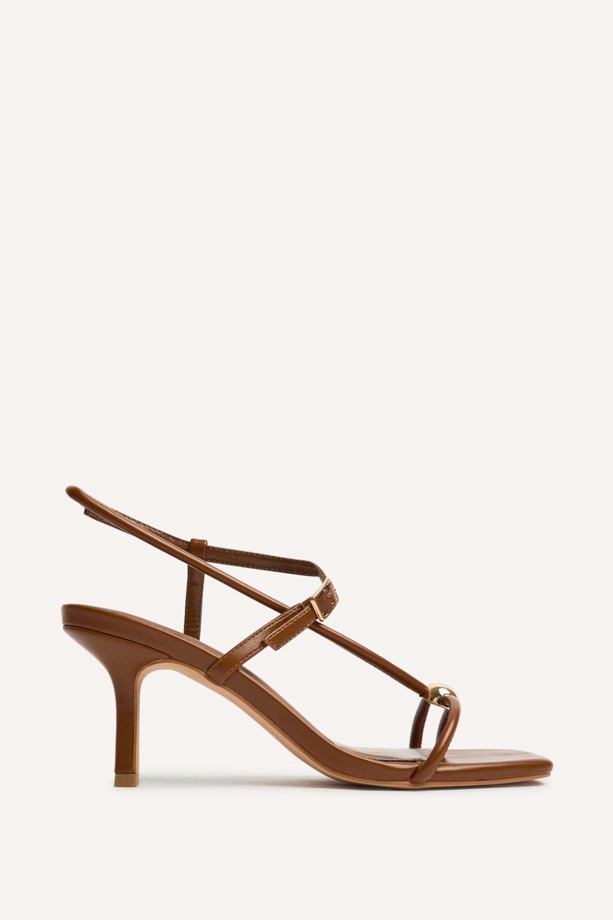 Linzi Immersed Tan Heeled Sandals