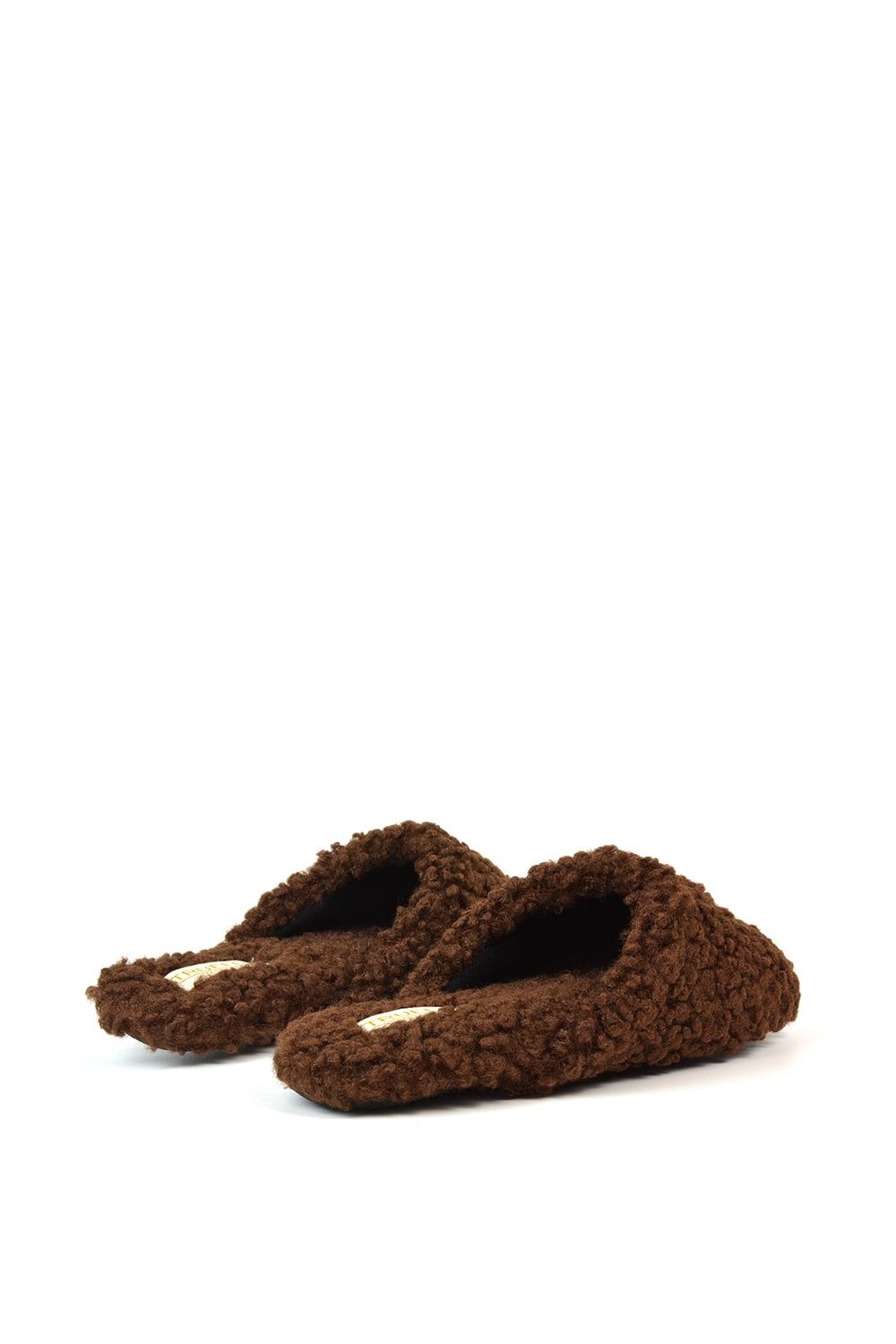 XY London 'Jody' Cosy Slip On Closed Round Toe Mule Flat Slippers image 4