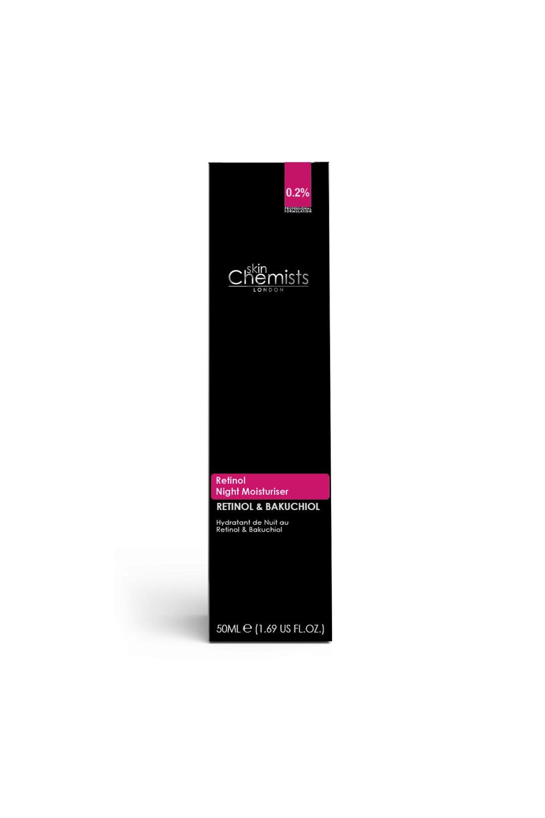 skinChemists Retinol Bakuchiol Night Moisturiser 50ml image 1