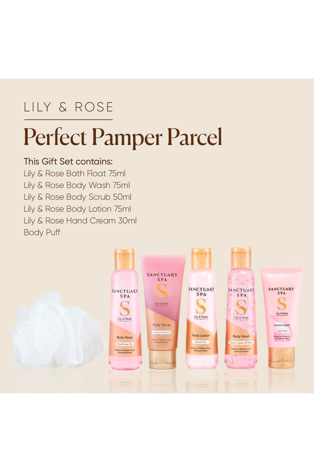 Sanctuary Spa Lily & Rose Perfect Pamper Parcel Multi image 2
