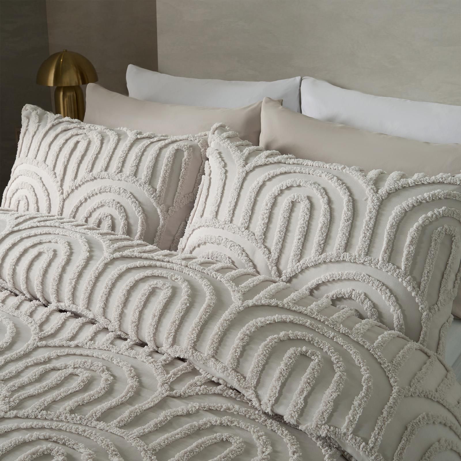 OHS Tufted Arches Bedding Set Duvet Cover with Pillowcase image 3