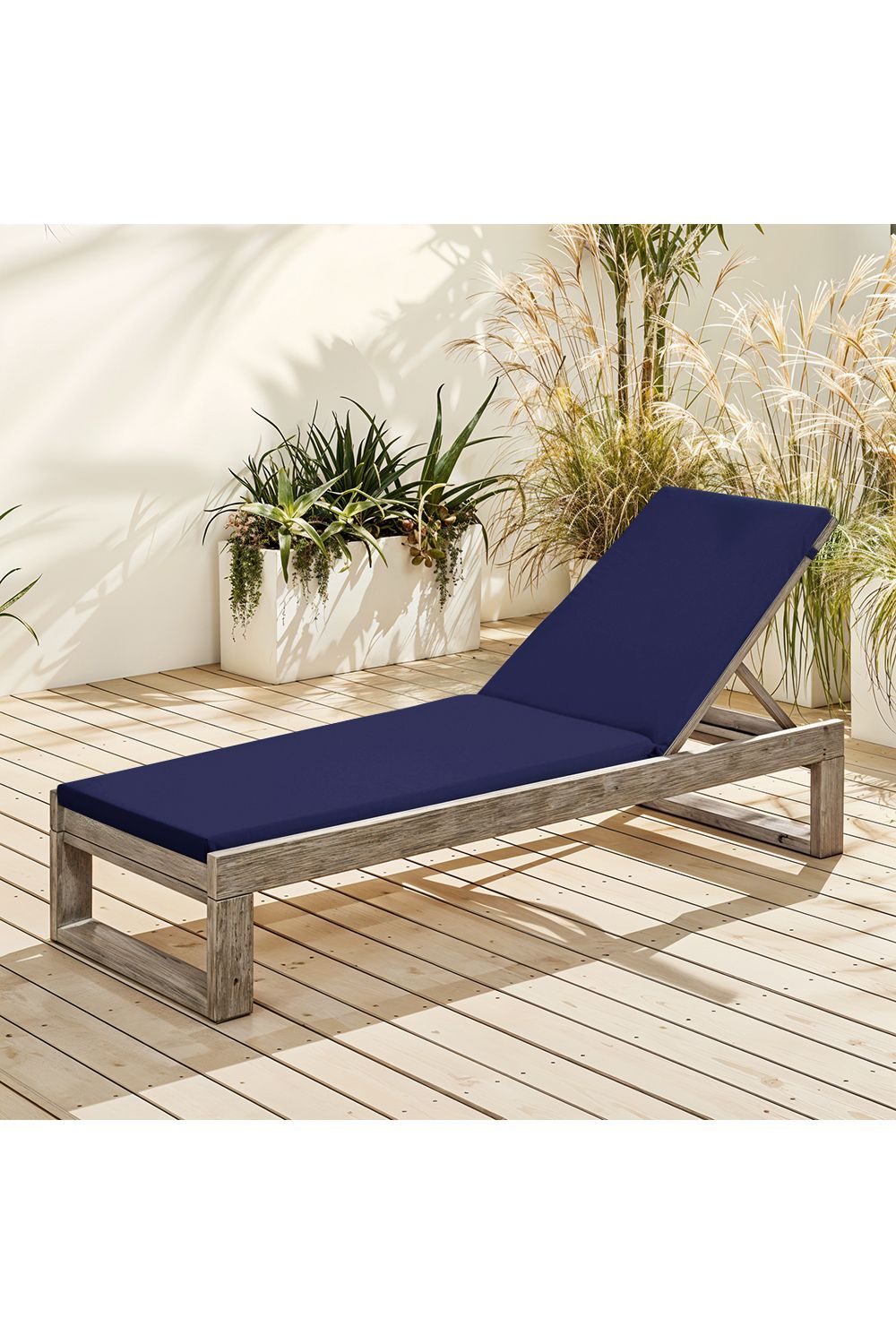 Living and Home Comfortable Outdoor Solid Color Bench Cushion image 3