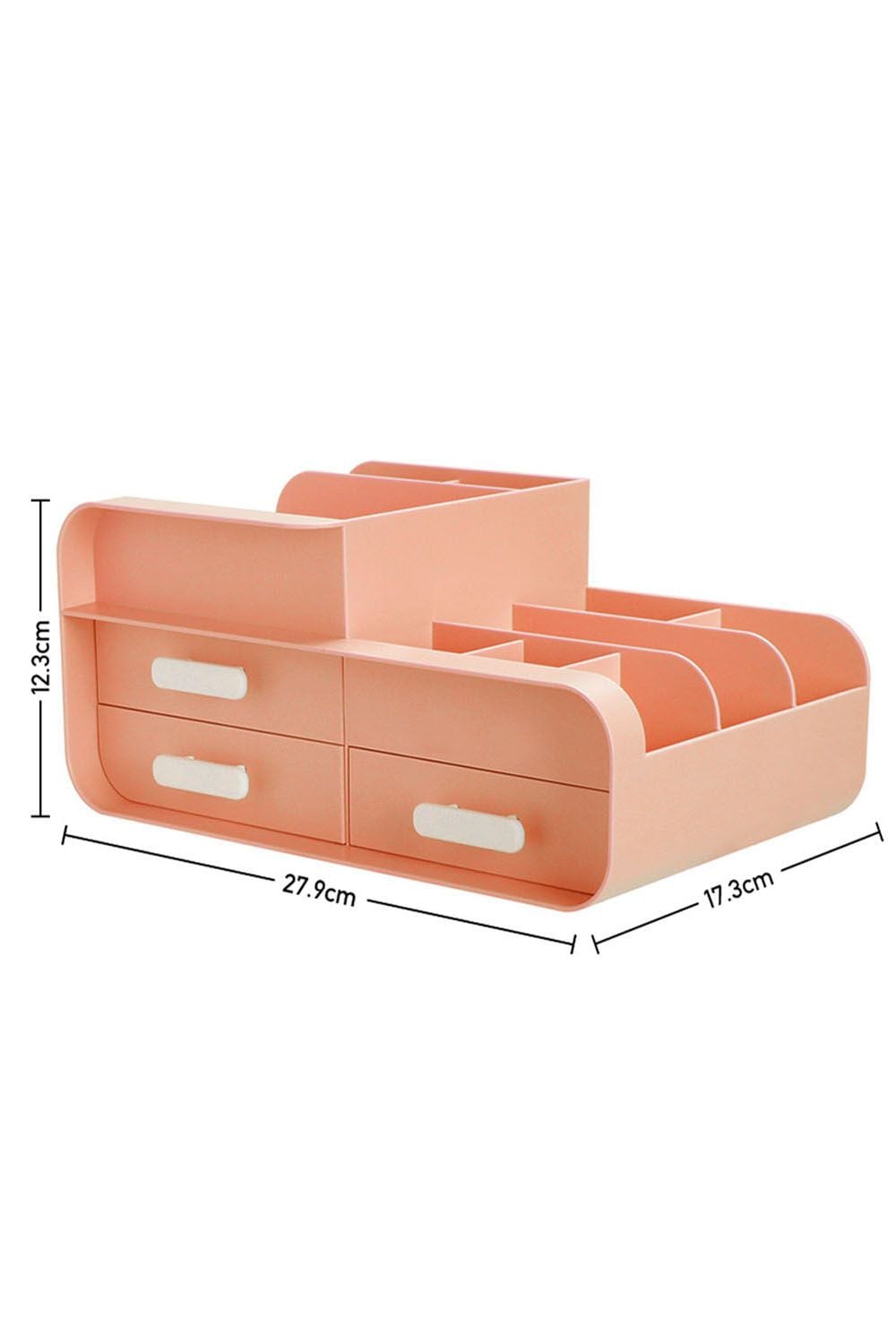 Living and Home Makeup Desktop Organizer Cosmetic Storage Gift Set with 3 Drawers image 6