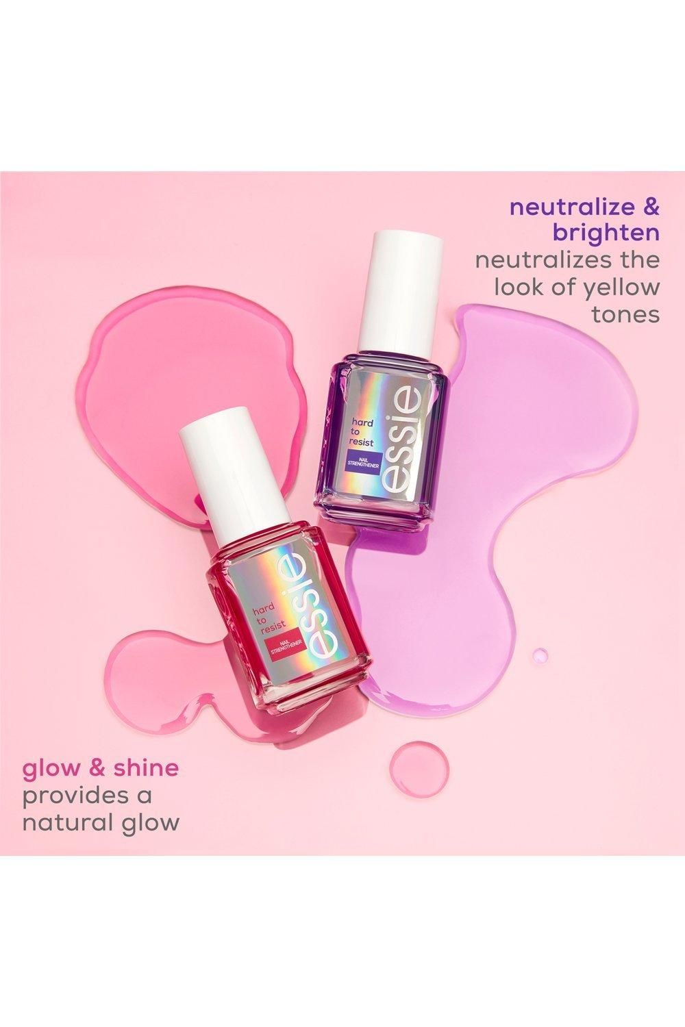 Essie Nail Care Hard To Resist Nail Strengthener Pink Tint image 4