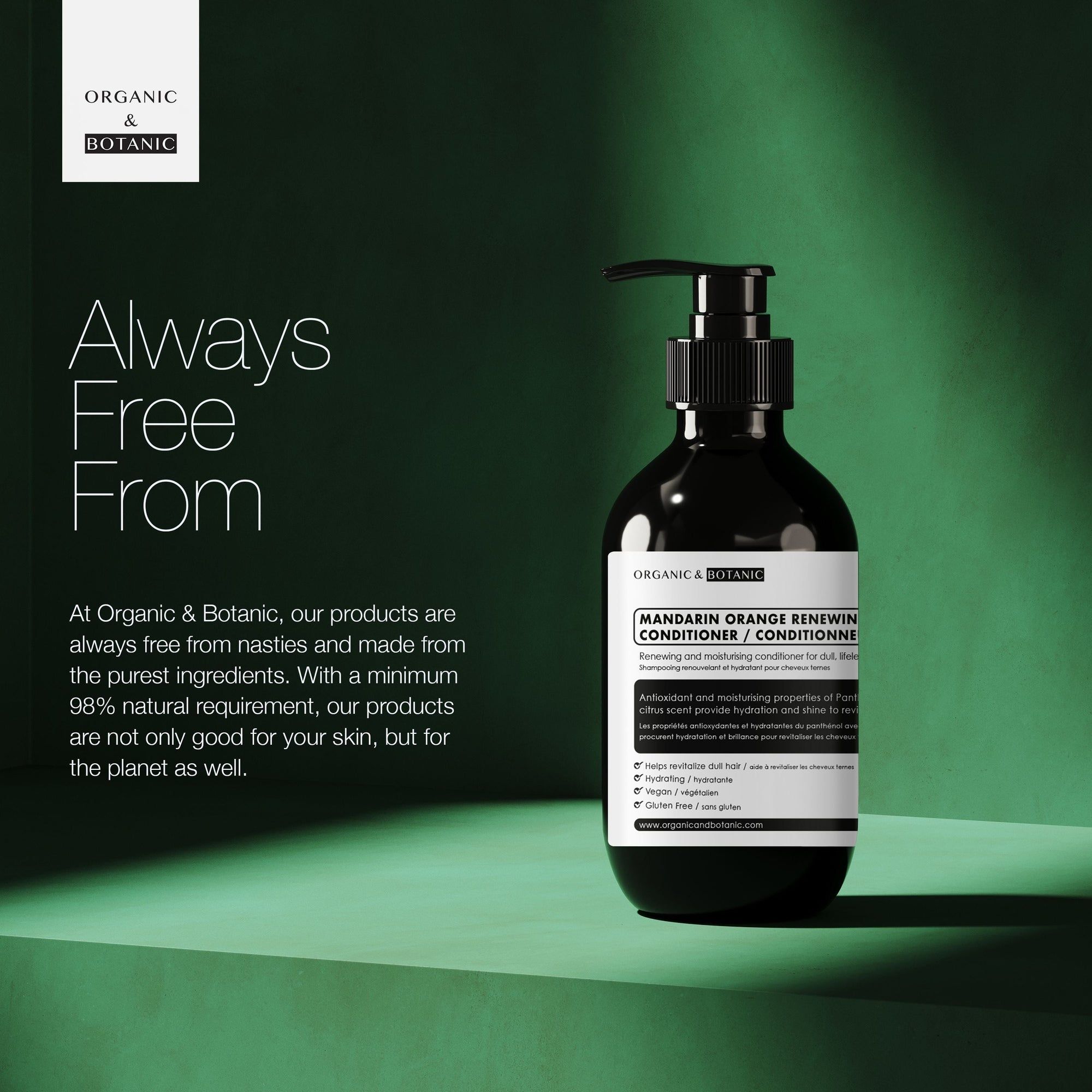 Organic & Botanic Mandarin Orange Renewing Conditioner 500ml image 2