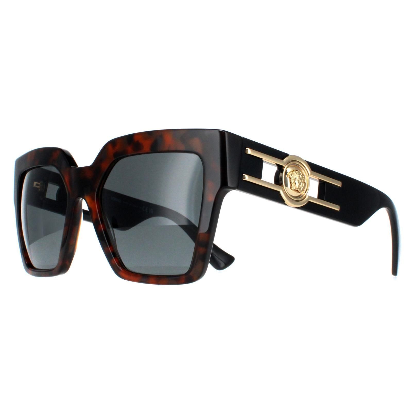 Versace Square Dark Havana Dark Grey VE4458 image 2