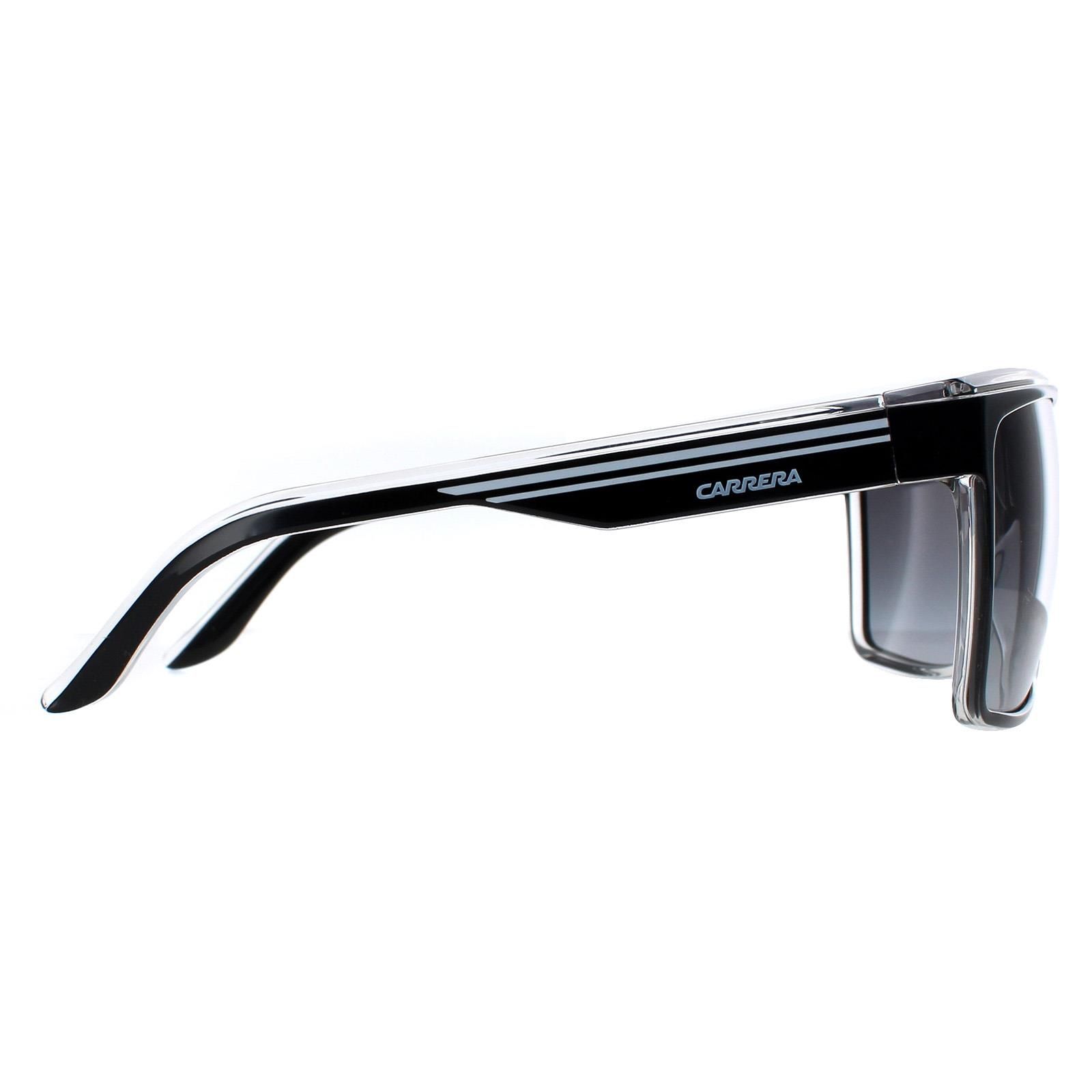 Carrera Shield Black White Grey Gradient 22 Sunglasses image 4