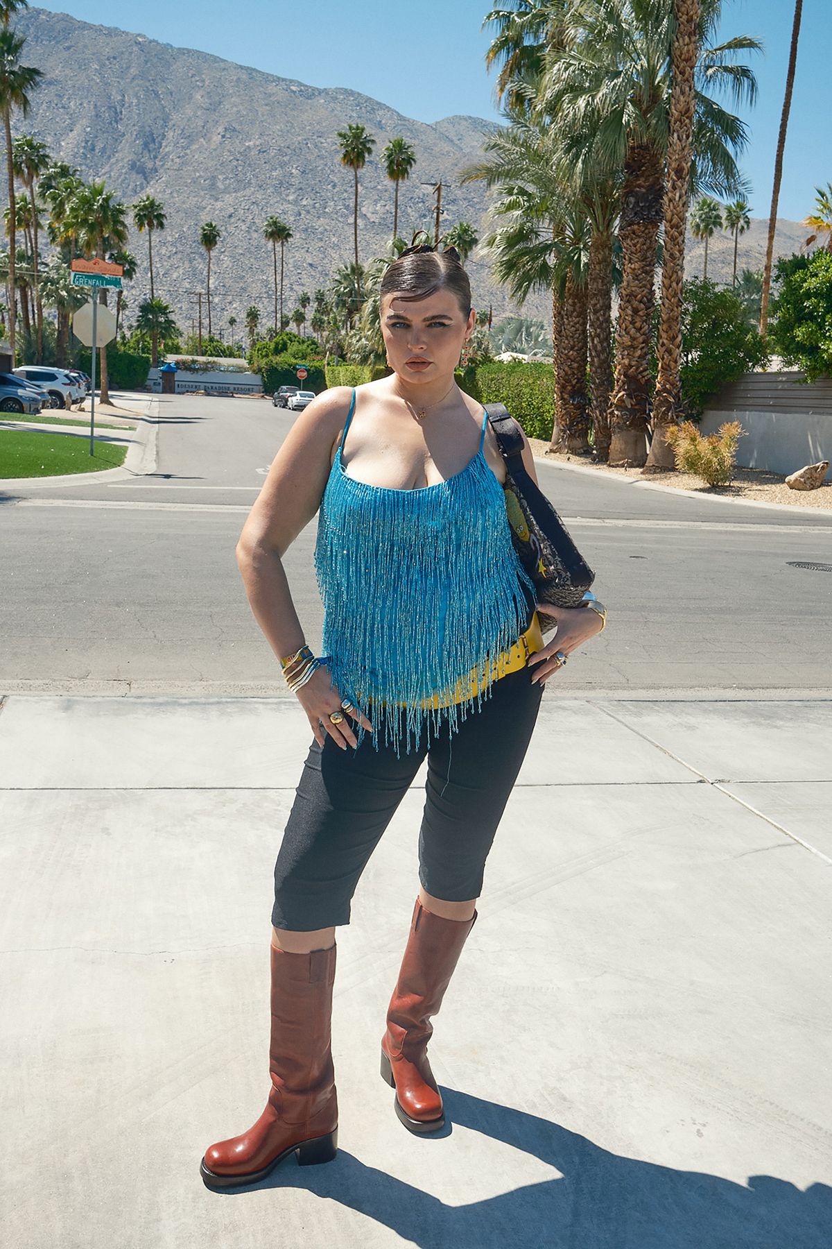 Warehouse Capri Trousers Black image 1