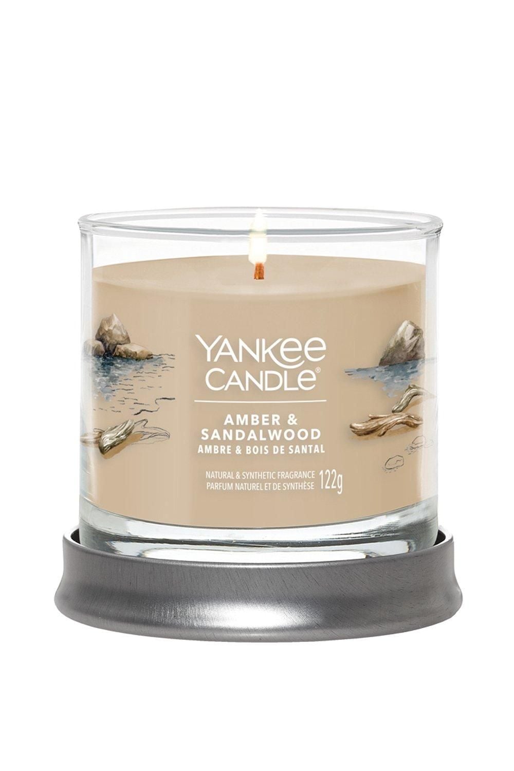 Yankee Candle Signature Small Tumbler Amber & Sandalwood Brown image 1