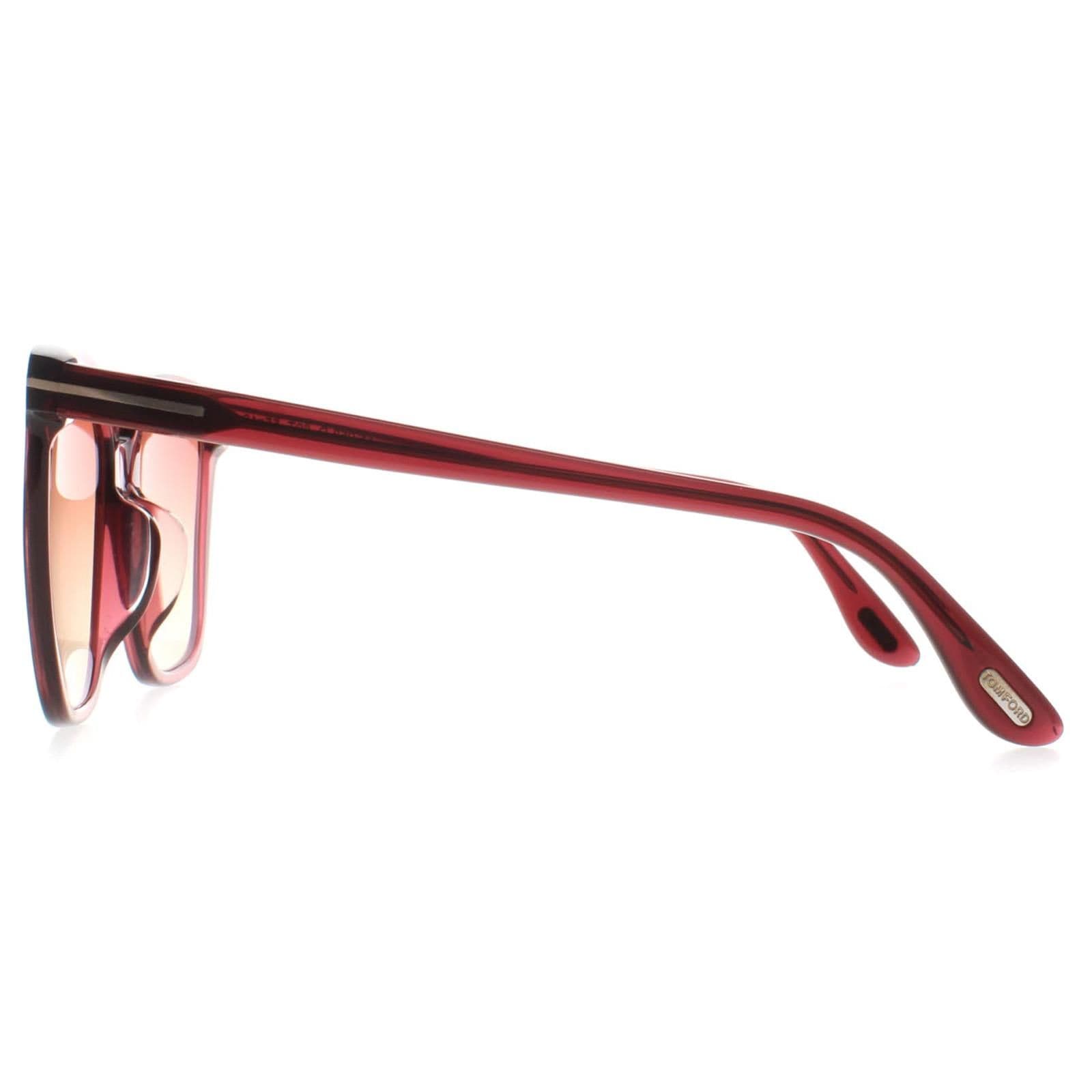 Tom Ford Square Shiny Bordeaux  Bordeaux Gradient Selby FT0958-D Sunglasses image 3