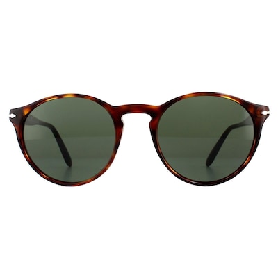 Persol Round Havana Green Sunglasses