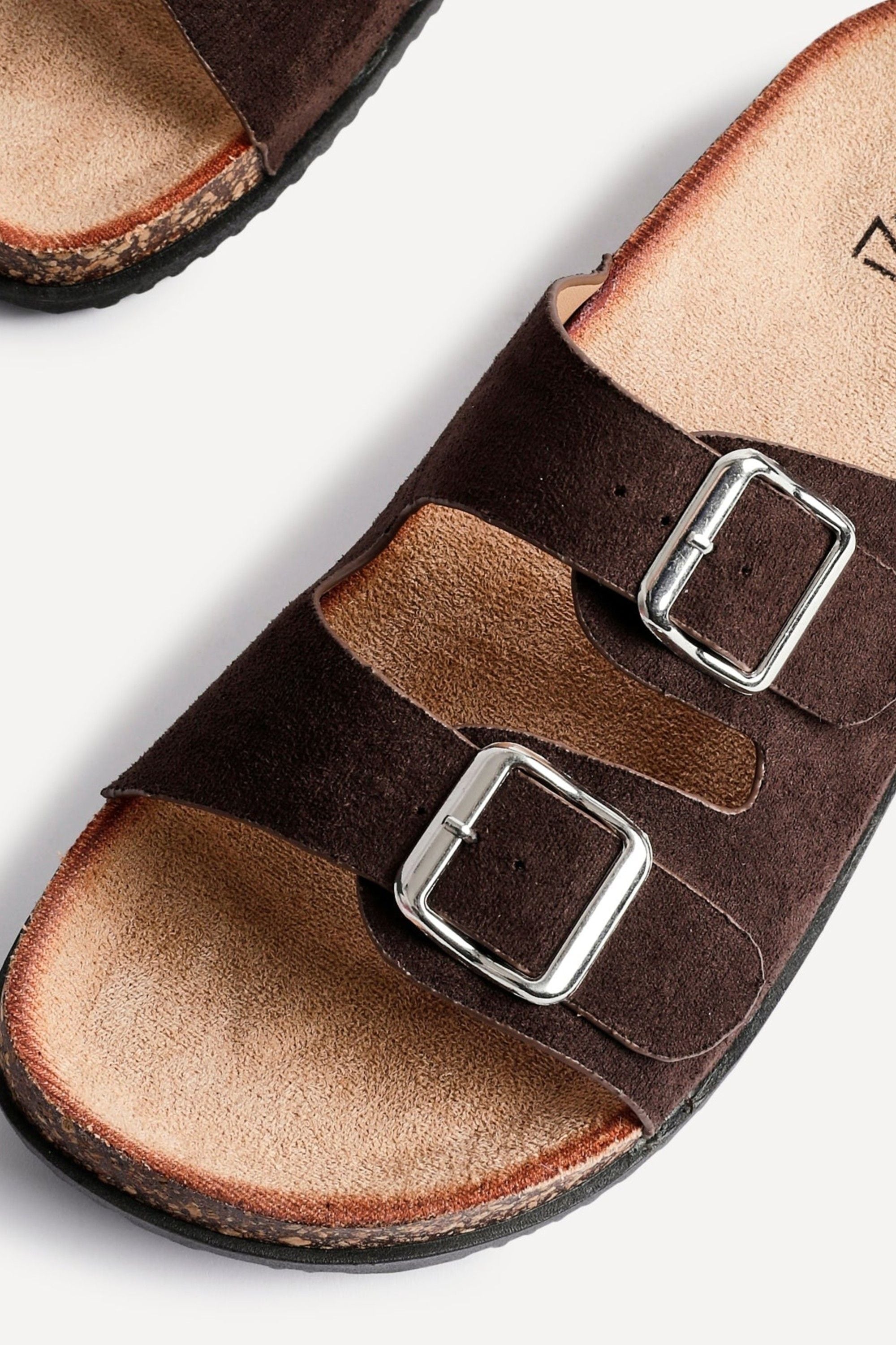 Linzi Echo Brown Double Buckle Sandals image 4