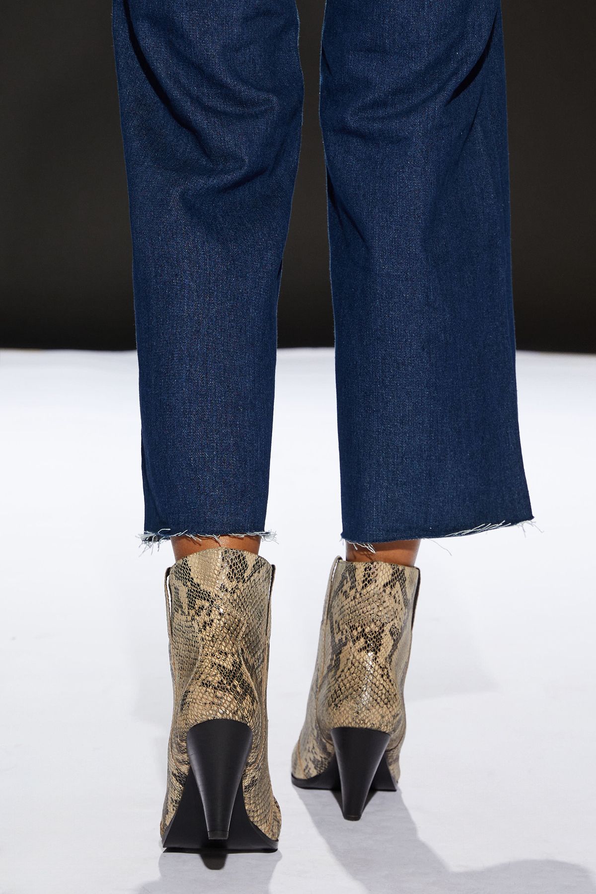 RUNWAY 1.8.1.8 Runway 1.8.1.8 Leather Western Boots Taupe image 4