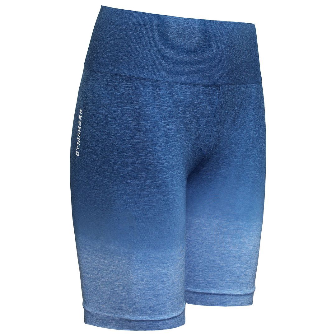 Gymshark Adapt Ombre Seamless Blue Shorts image 1