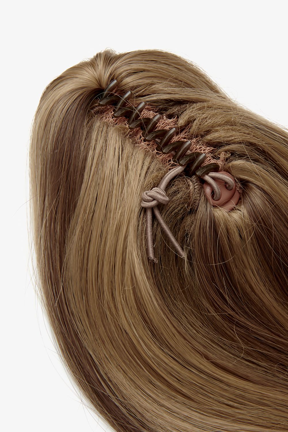 Lullabellz Blow Dry 16" Claw Clip Pony Mellow Brown image 2