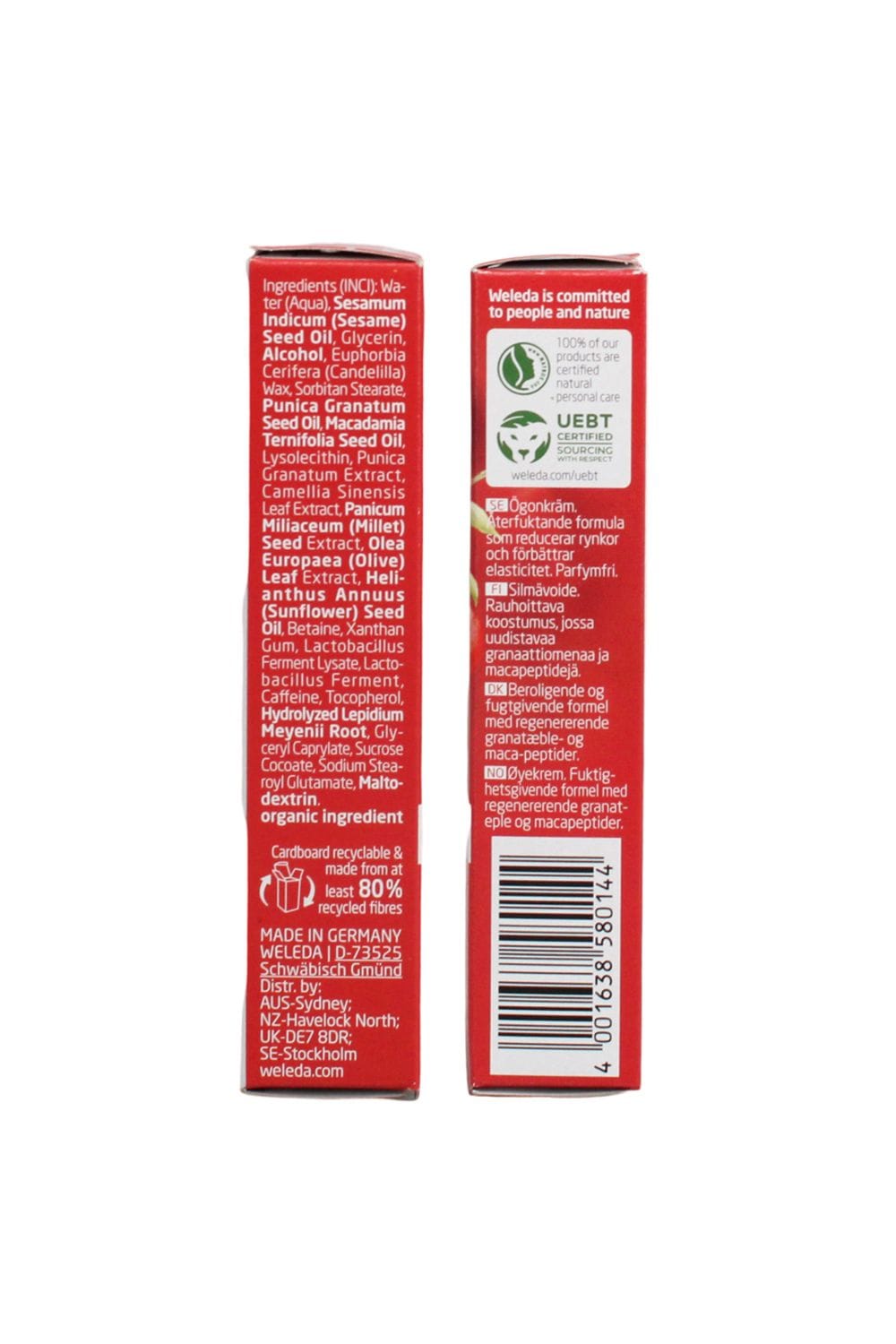 Weleda Pomegranate & Maca Peptides Firming Eye Cream 12ml Multi image 2