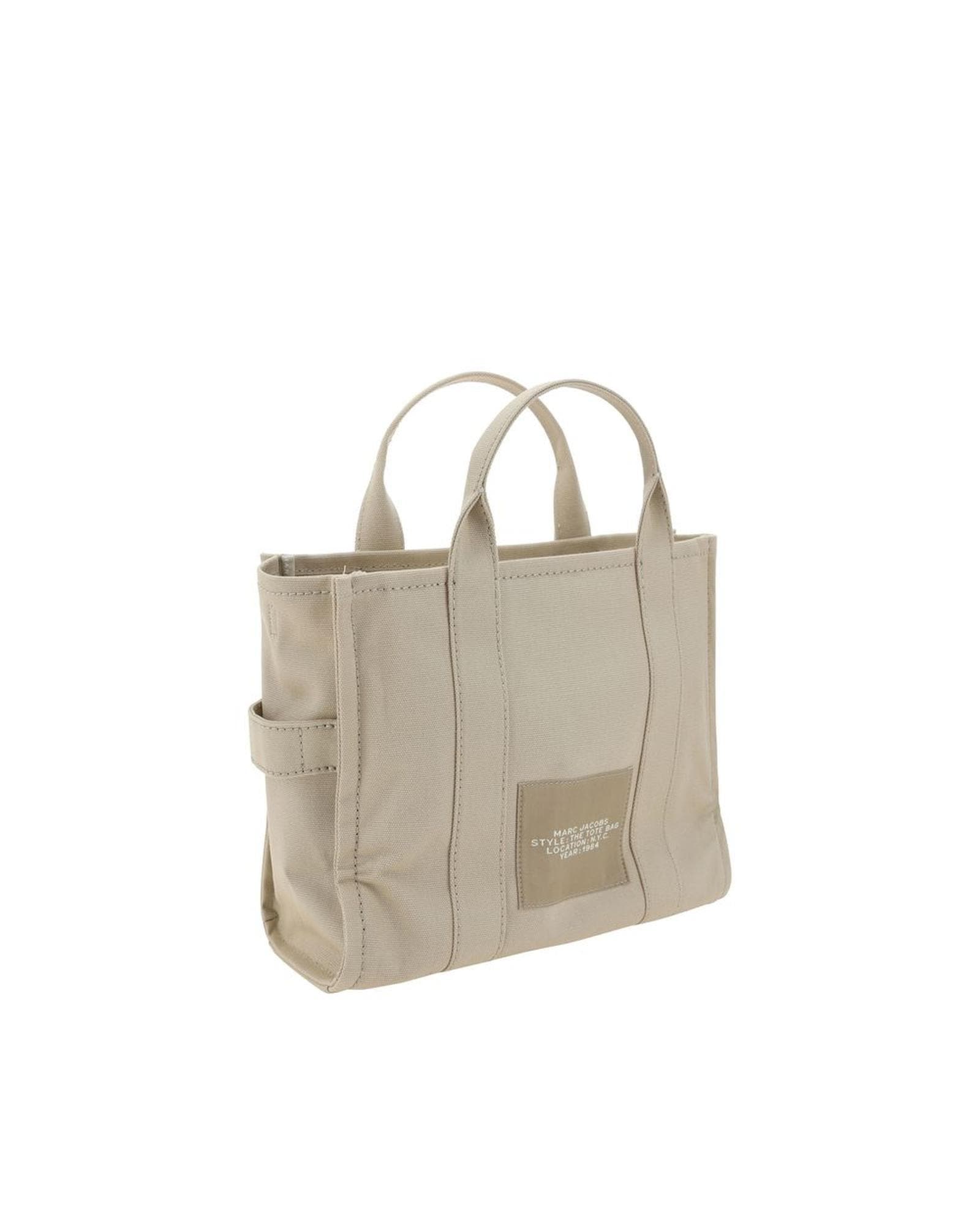 Marc Jacobs Mini Tote Bag Canvas Tote The Tote Bag Wo - Beige Handbags image 3