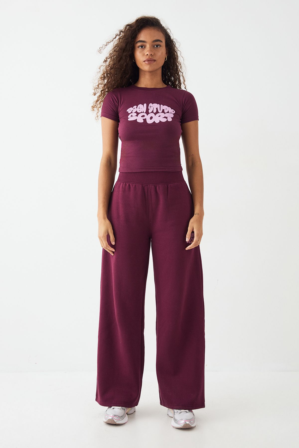 DSGN Studio DSGN Studio Sport Bubble Slogan Baby T-Shirt Plum image 5