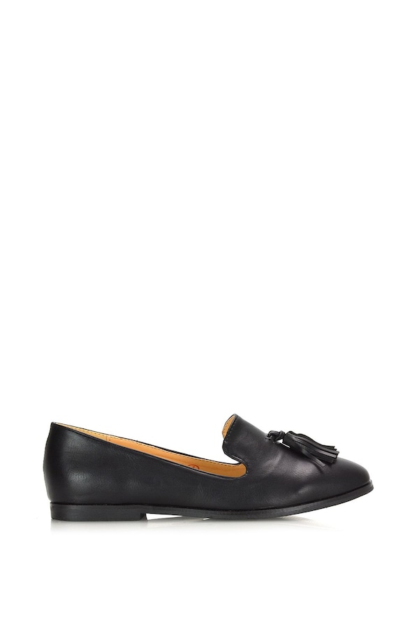 XY London 'Betsy' Flat Pointed Toe Tassel Loafer Shoes