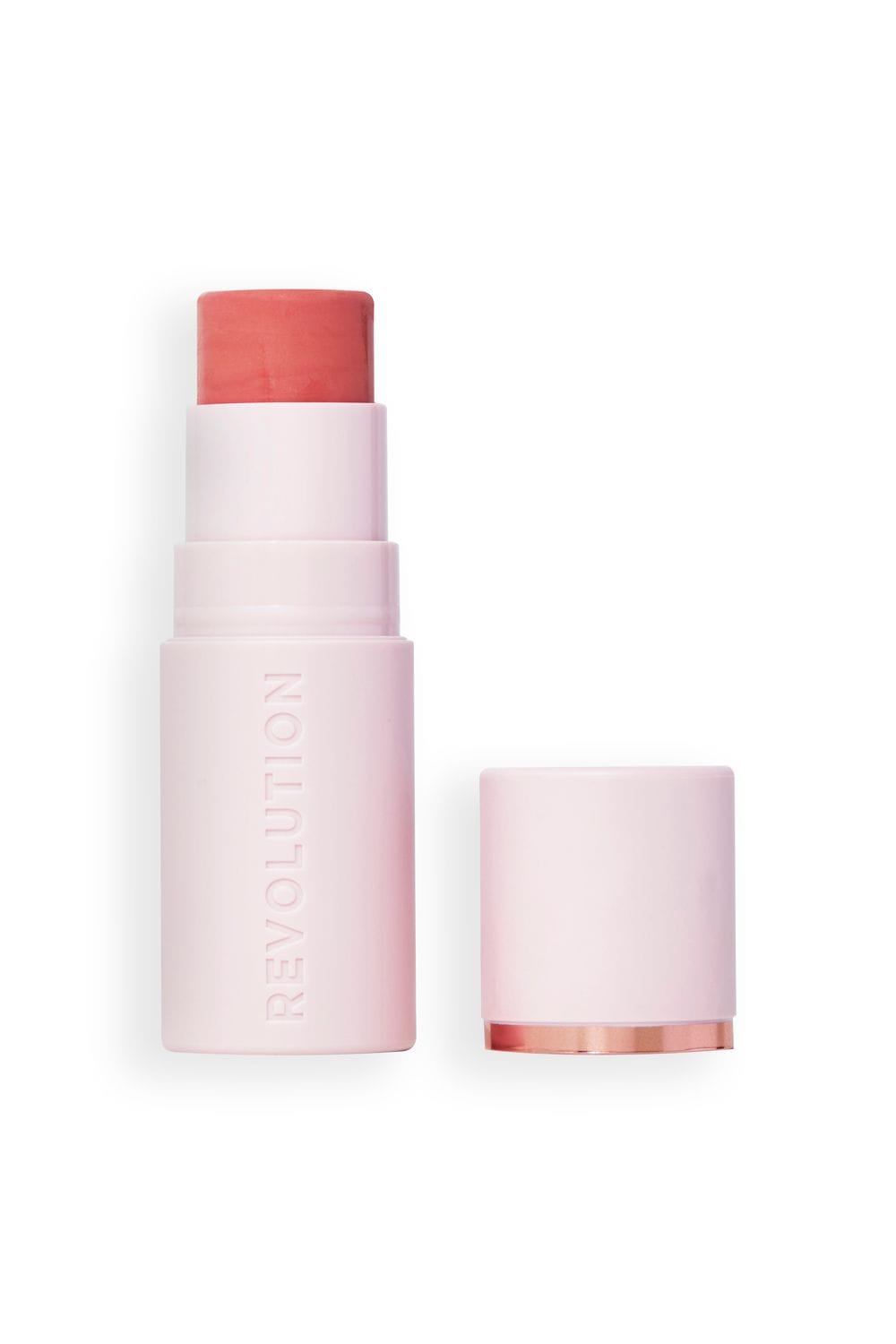 Revolution Skin Silk Marble Blush Stick 4.5g Peachy Pink image 1