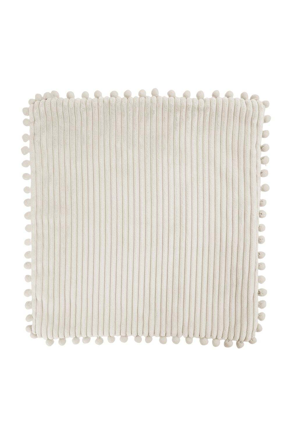 Living and Home Polyester Cushion Cover with Pom-Pom Trim image 9