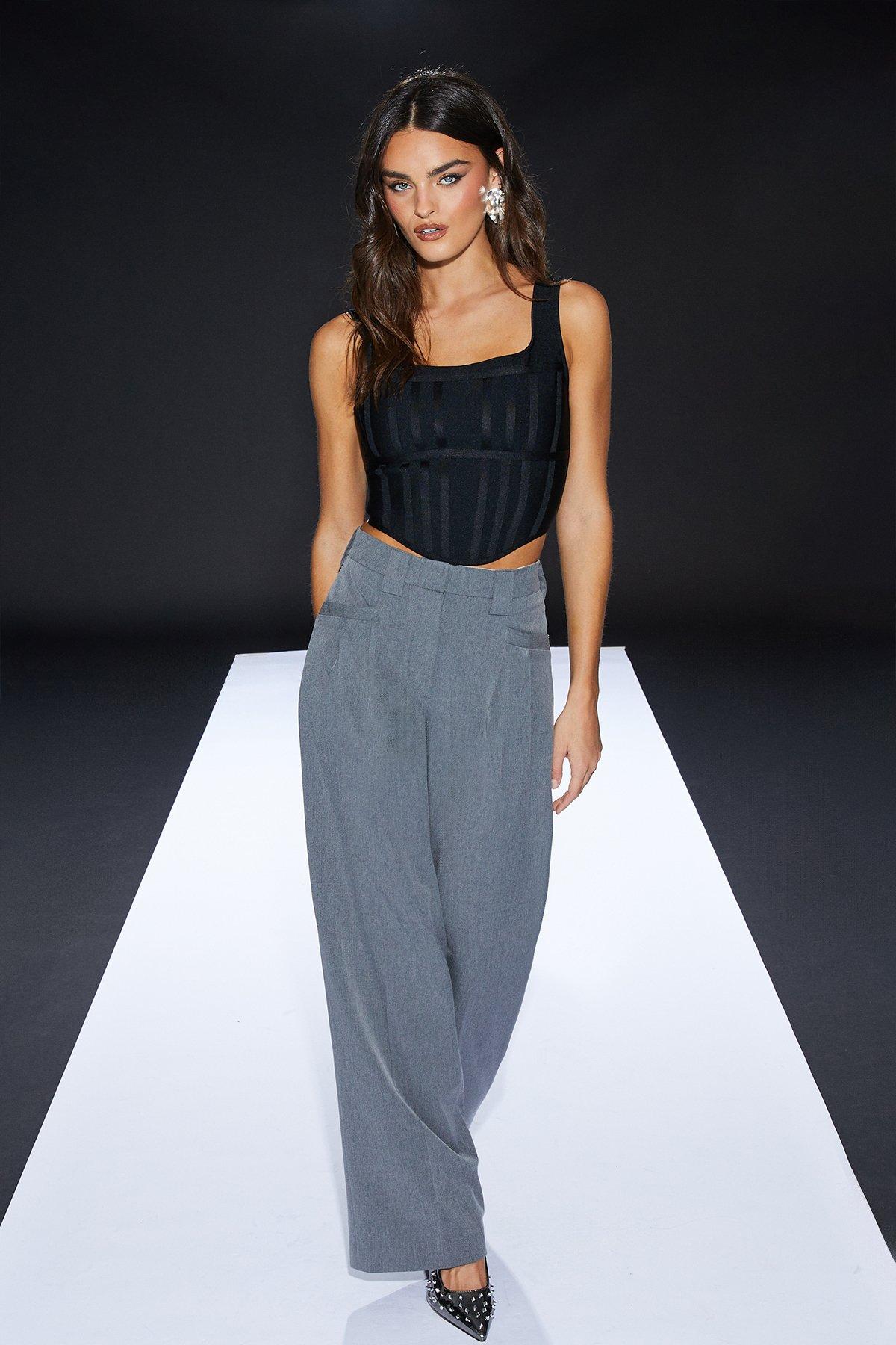 RUNWAY 1.8.1.8 Runway 1.8.1.8 Pleat Detail Trouser