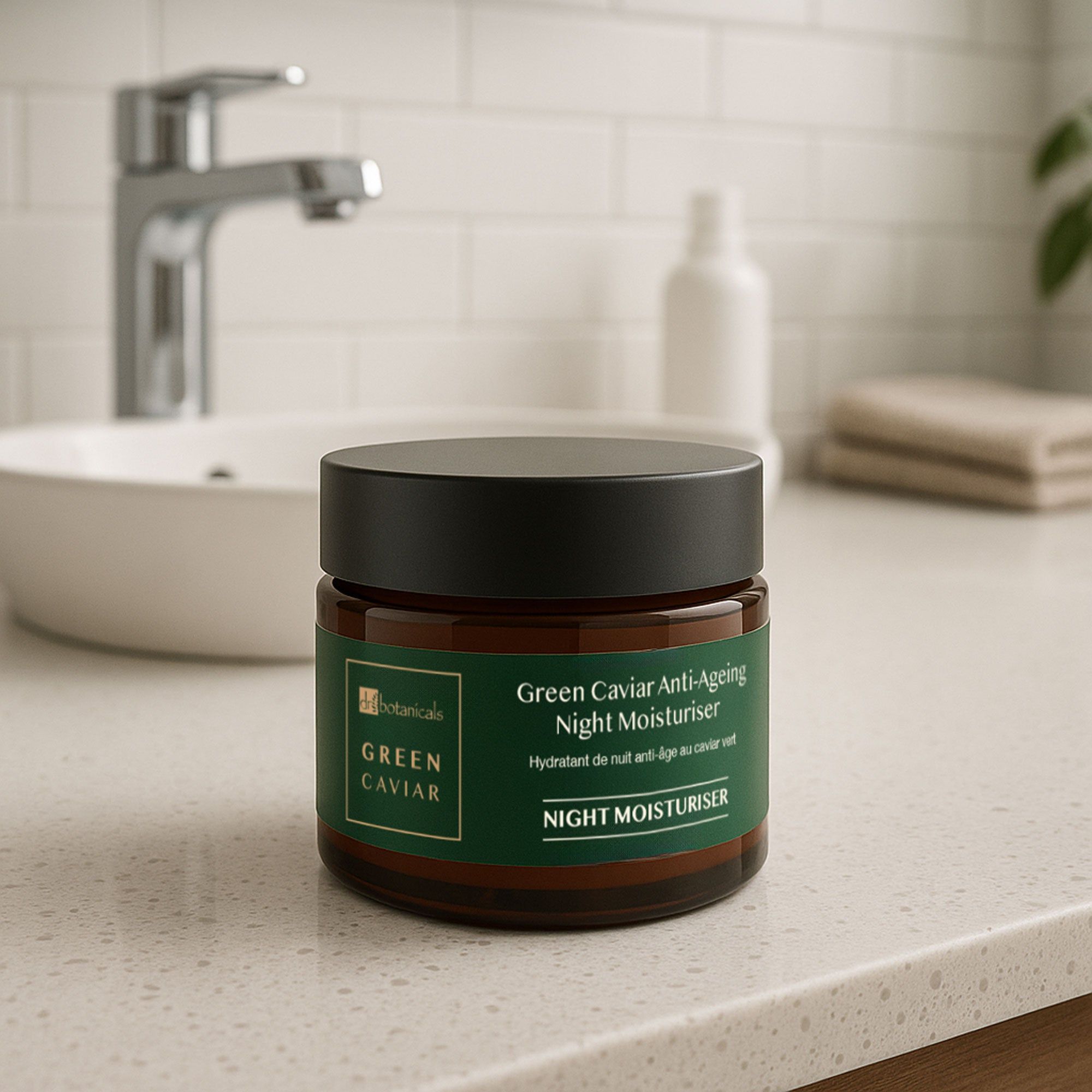 Dr. Botanicals Green Caviar & Argan Oil Anti-Oxidant Anti-Ageing Night Cream 50ml image 5