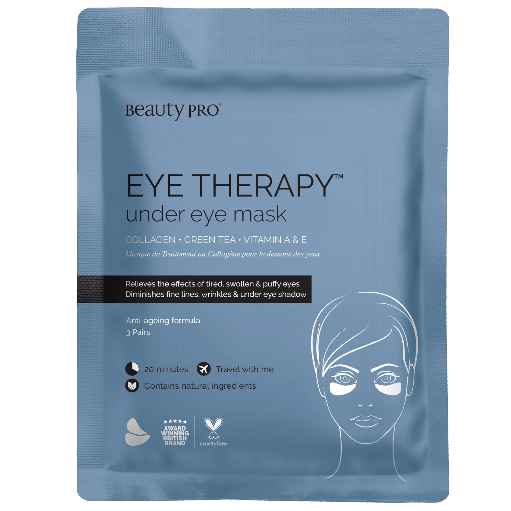 BEAUTYPRO Eye Therapy Under Eye Mask - Pack Of 4 image 2