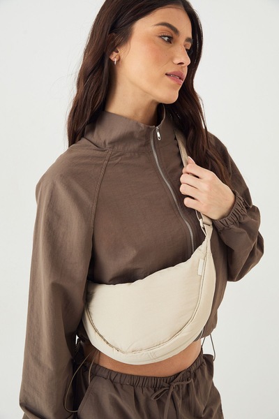 DSGN Studio DSGN Studio Nylon Cross Body Bag Cream