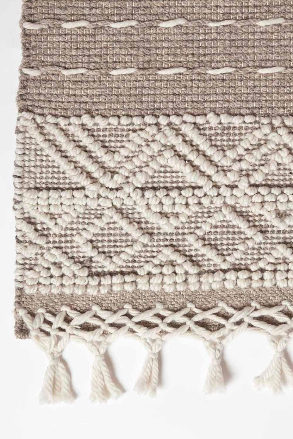 Homescapes Patna Beige & Natural Kilim Wool Rug image 3