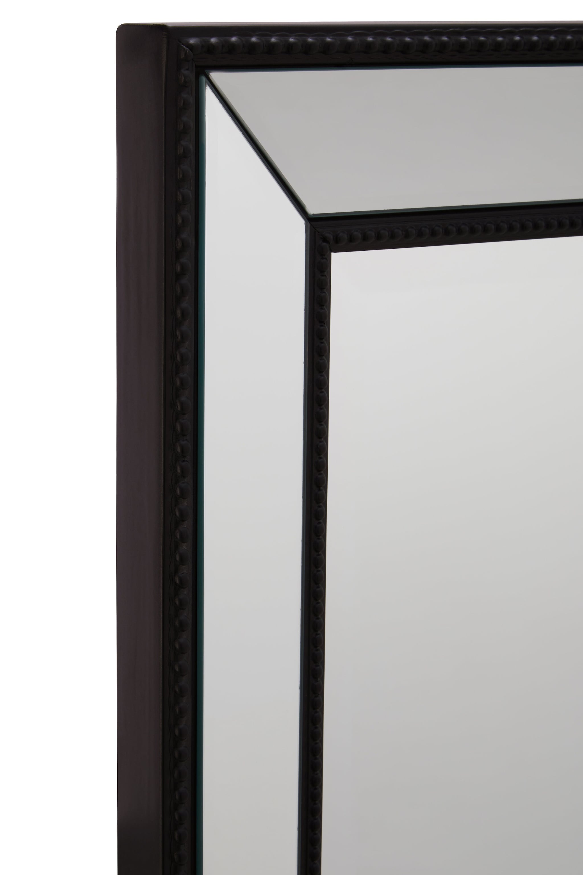 Orsina Champagne Rectangle Wall Mirror, Wooden Frame Mirror With Sleek Finish, Small Mirror For Dressing Area image 4