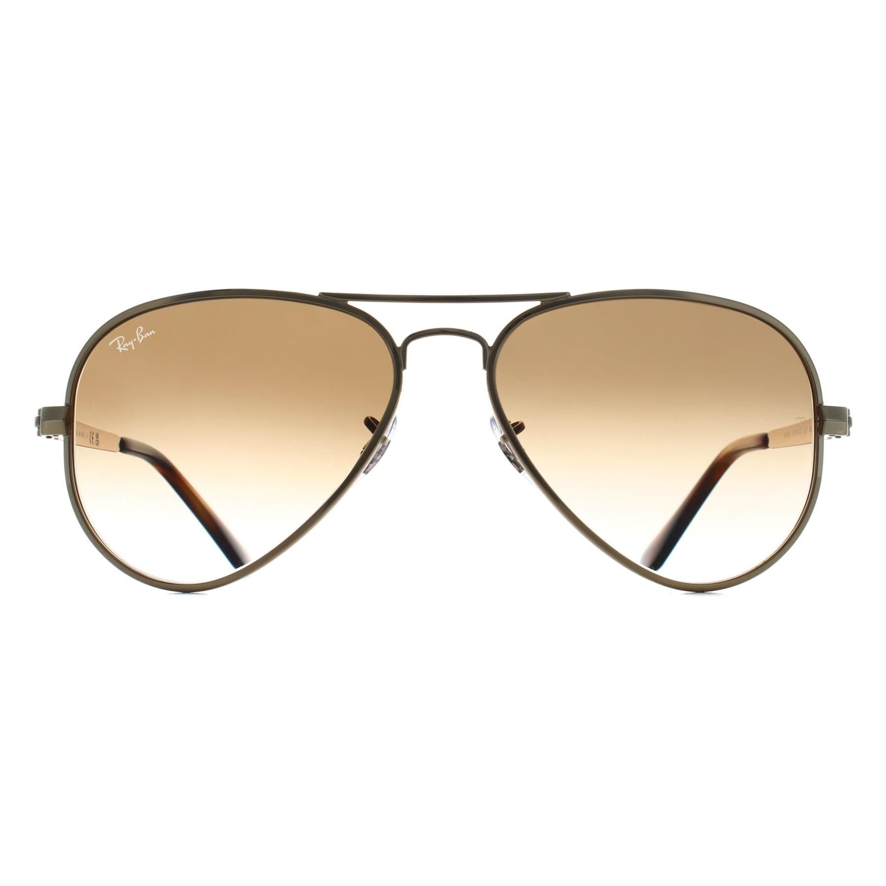 Ray-Ban Aviator Arista Gold Brown Gradient RB3925 Aviator Max