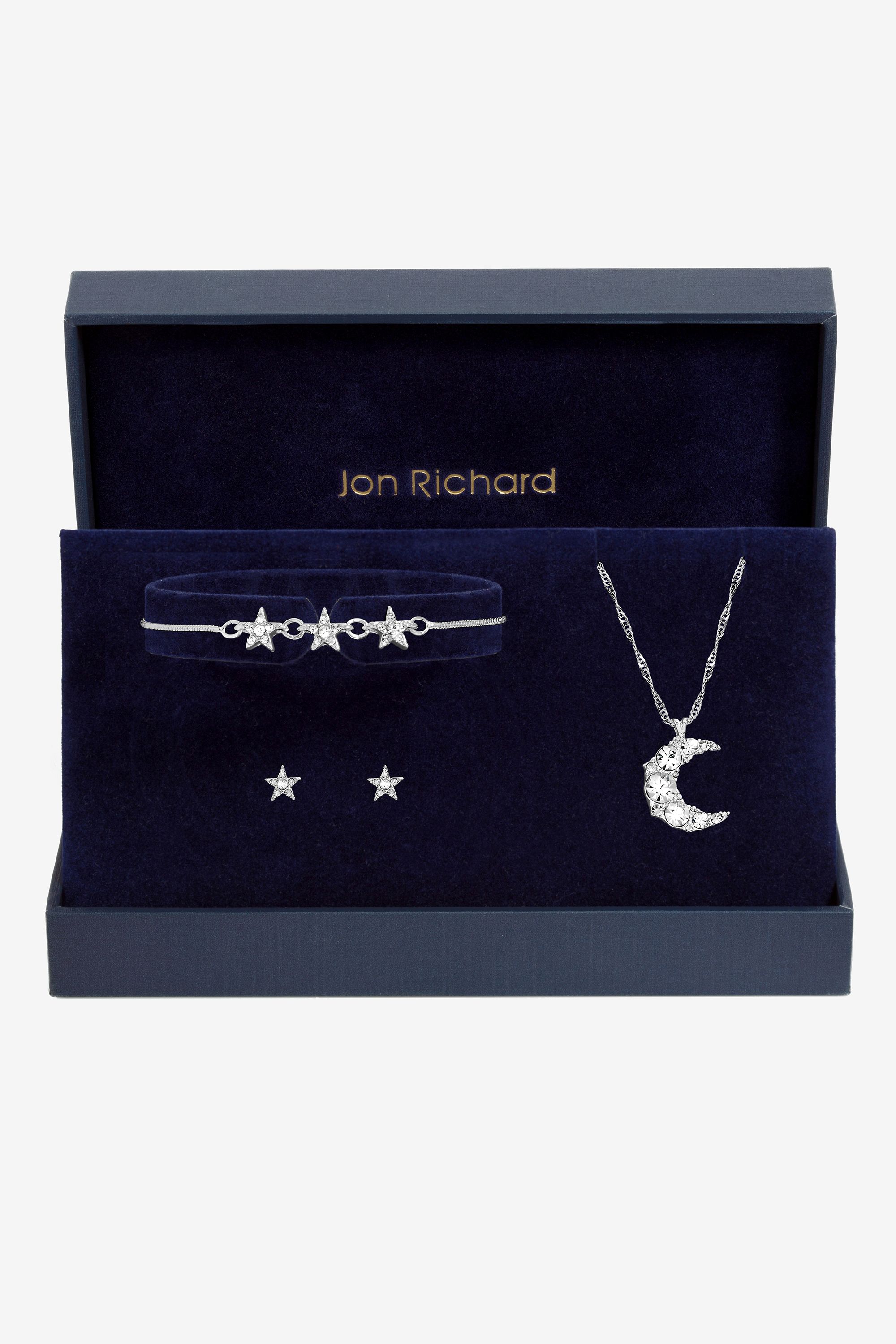 Jon Richard Silver Plated Celestial Trio Set - Gift Box image 1