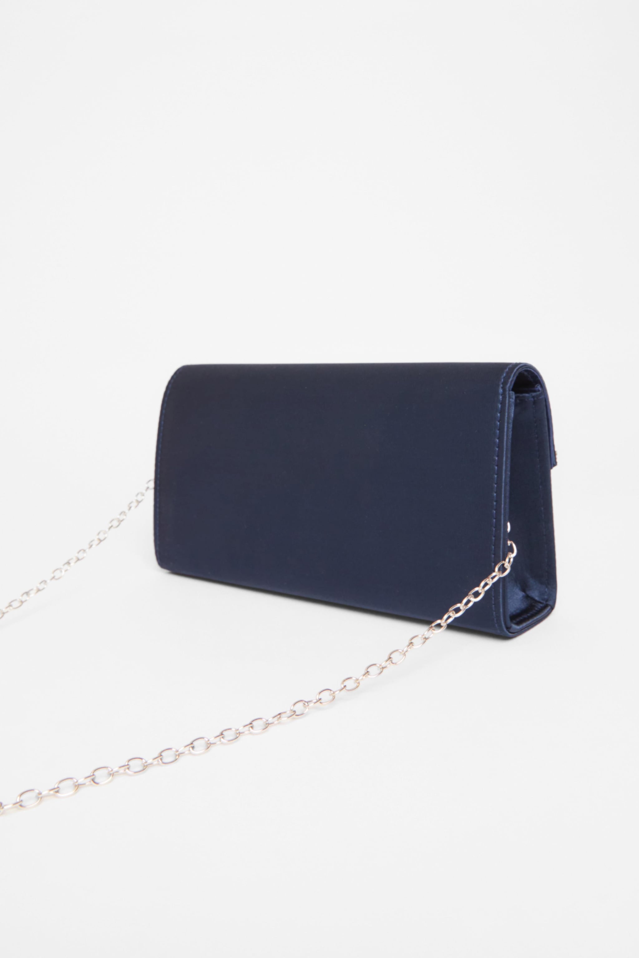 Quiz Navy Diamante Clutch image 4