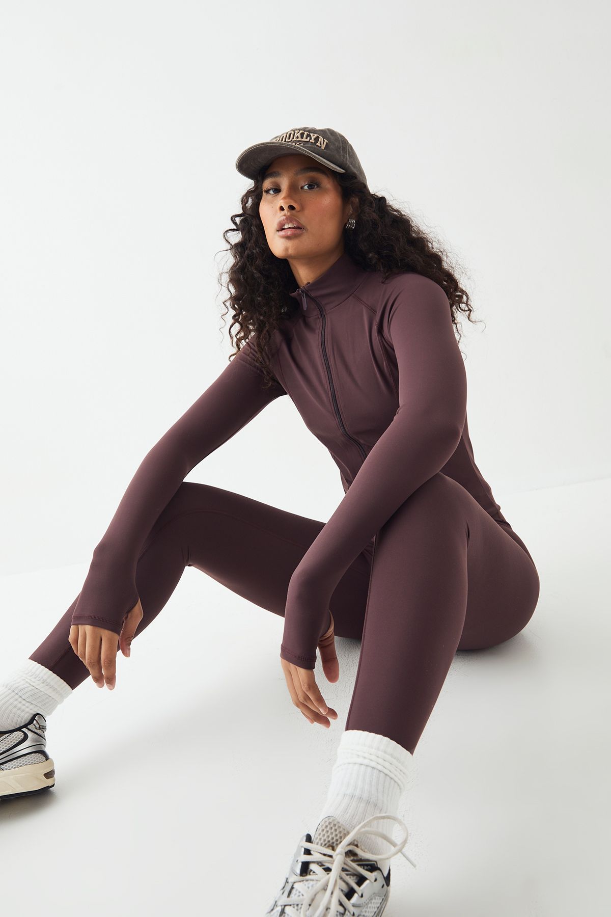 DSGN Studio DSGN Studio Sports Ultra Sculpt High Waist Legging Chocolate