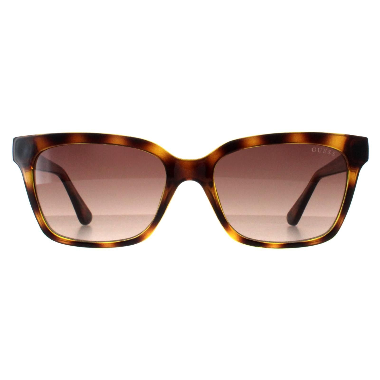 Guess Rectangle Dark Havana Brown Gradient GU7869 image 1
