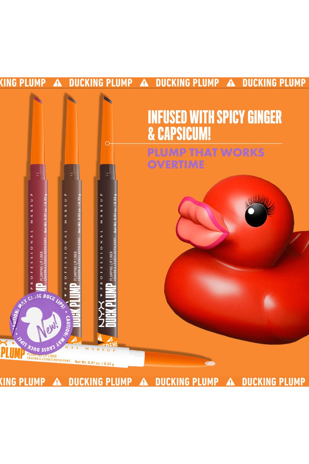 NYX Professional Makeup Duck Plump Plumping Lip Liner 0.33g Beige Boost image 8