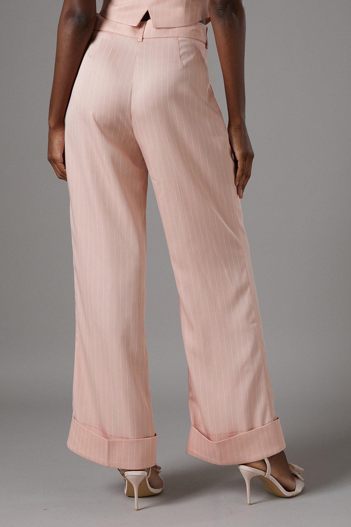 Coast Pinstripe Trouser Peach image 3