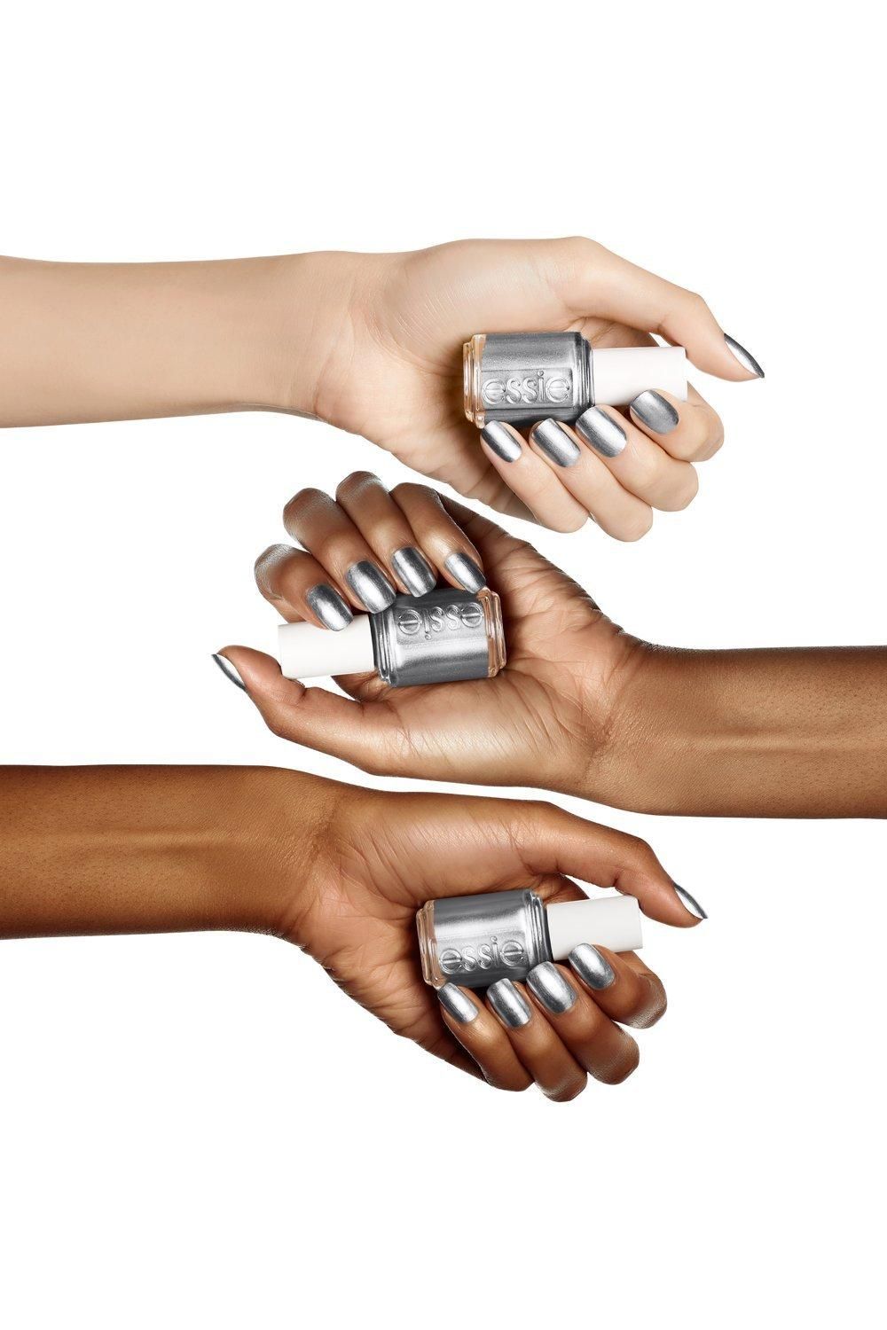 Essie Original Nail Polish Apres Chic Silver Metalli image 3