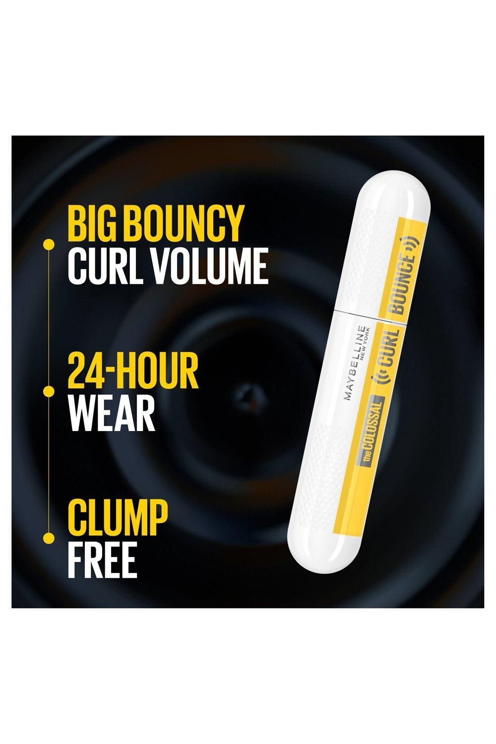 Maybelline Colossal Curl Bounce Mascara, Big Bouncy Curl Volume, Up To 24 Hour Wear Very Black image 6