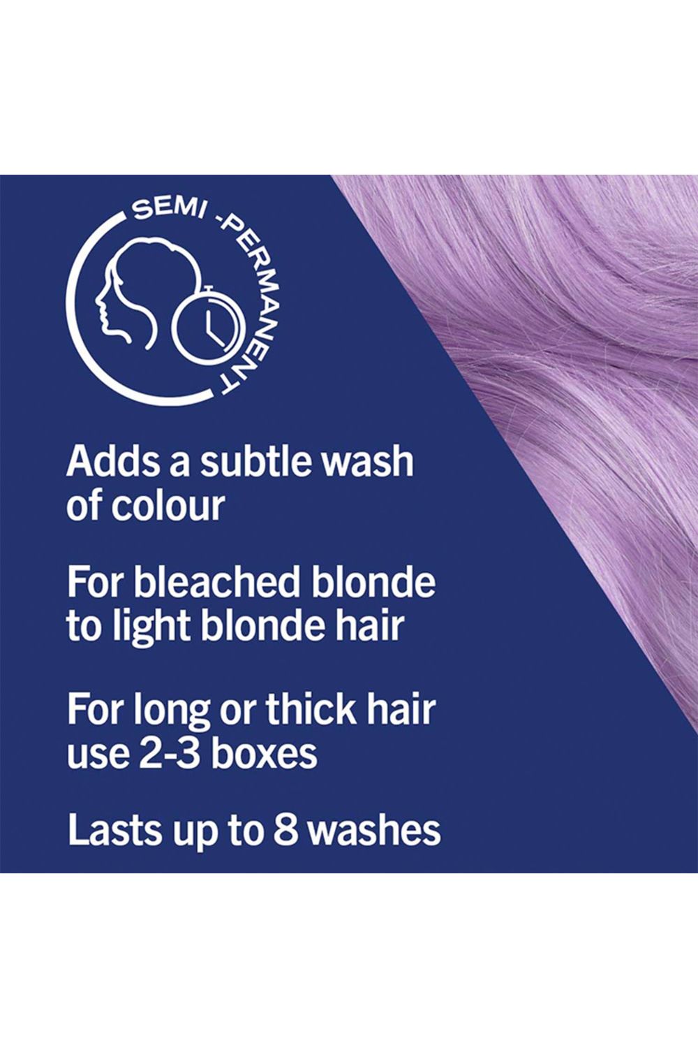 Schwarzkopf Live Ultra Brights 'Hair Dye' P120 Lilac Crush 3x image 5