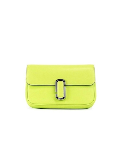 Marc Jacobs Softshot 21 Crossbody Bag Magnetic Closure Wo - Camel