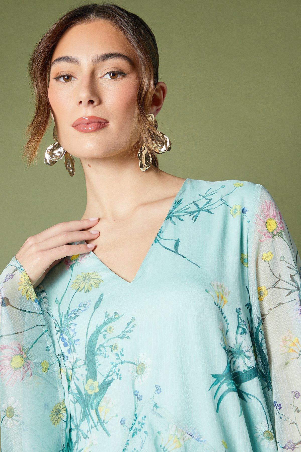 Coast Volume Frill Maxi Dress Sage image 3