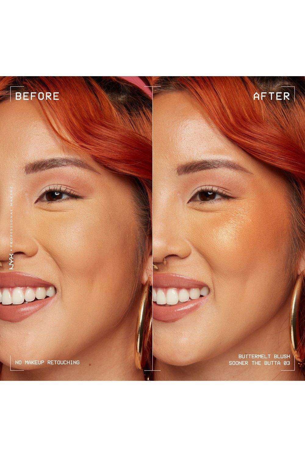 NYX Professional Makeup Buttermelt Blush Powder Blush Sooner The Butta image 3